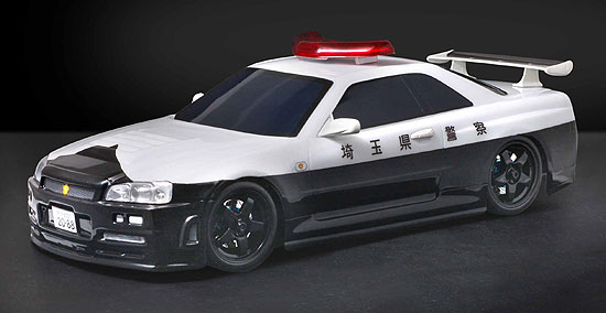 1/10 Skyline GTR34 埼玉県警察 190mm